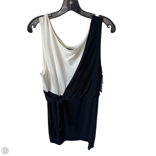 Dress Work By Ann Taylor In Black & White, Size: Xl