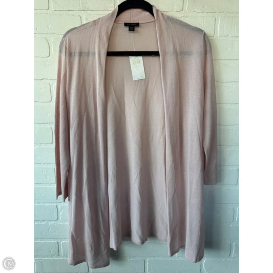 Sweater Cardigan By J. Jill In Pink, Size: Mp