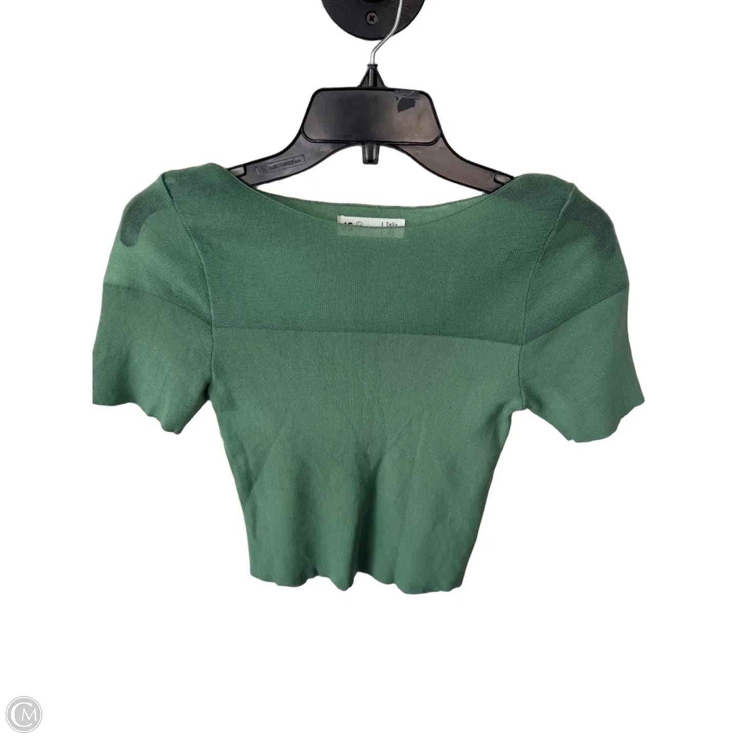Top Short Sleeve By Cme In Green, Size: M