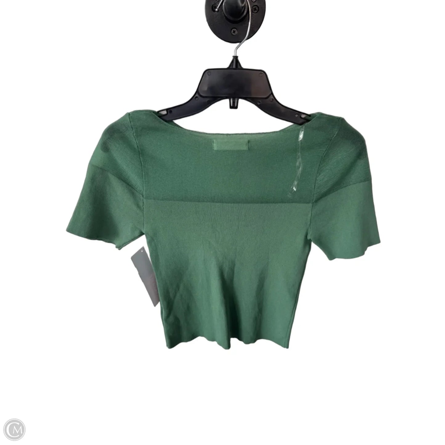 Top Short Sleeve By Cme In Green, Size: M