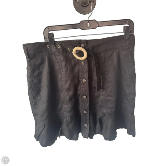 Skirt Mini & Short By Banana Republic In Black, Size: 14