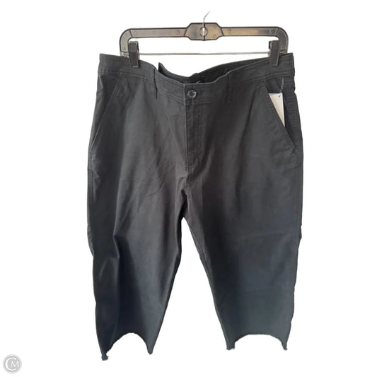 Pants Wide Leg By Banana Republic In Black, Size: 16