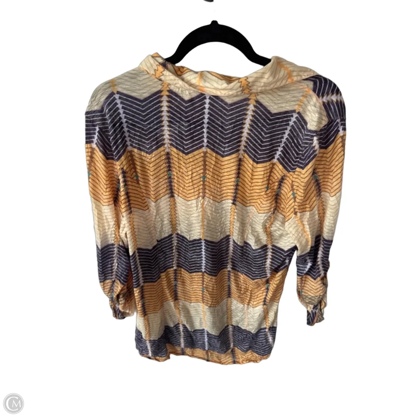Top Long Sleeve By David Cline In Yellow, Size: Xl