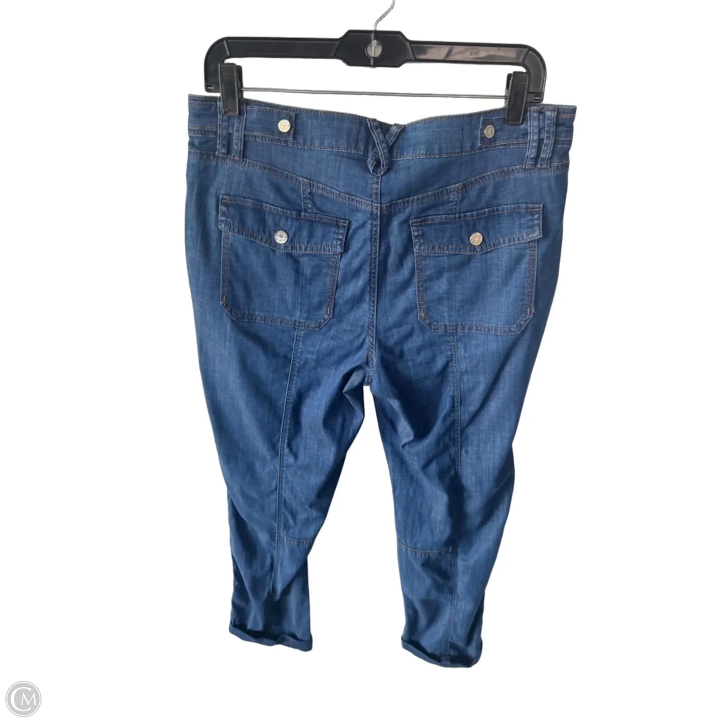 Jeans Cropped By White House Black Market In Blue Denim, Size: 10