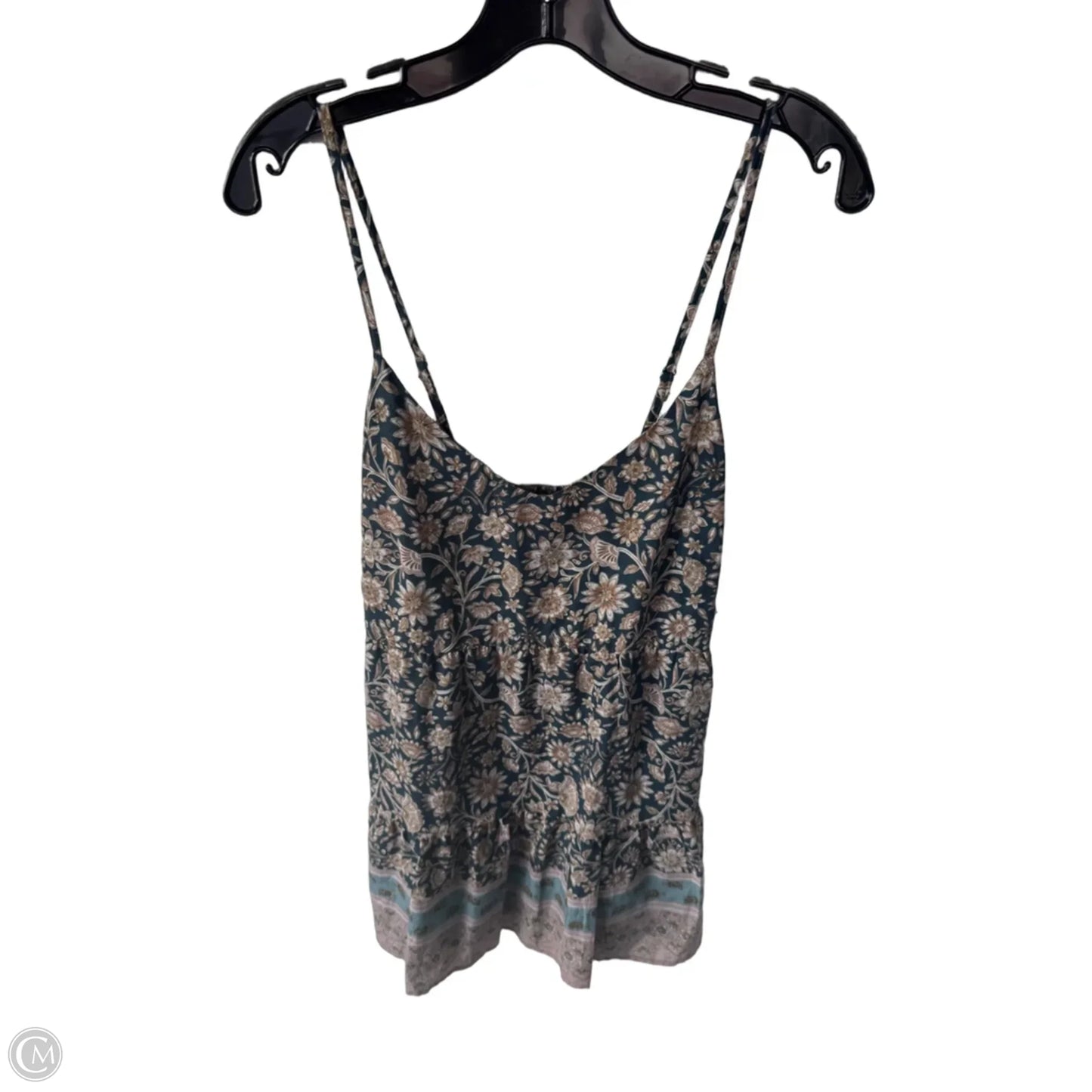 Dress Casual Short By Self Contrast In Blue & Brown, Size: S