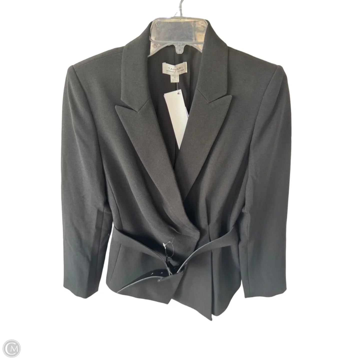Blazer By Tahari By Arthur Levine In Black, Size: S