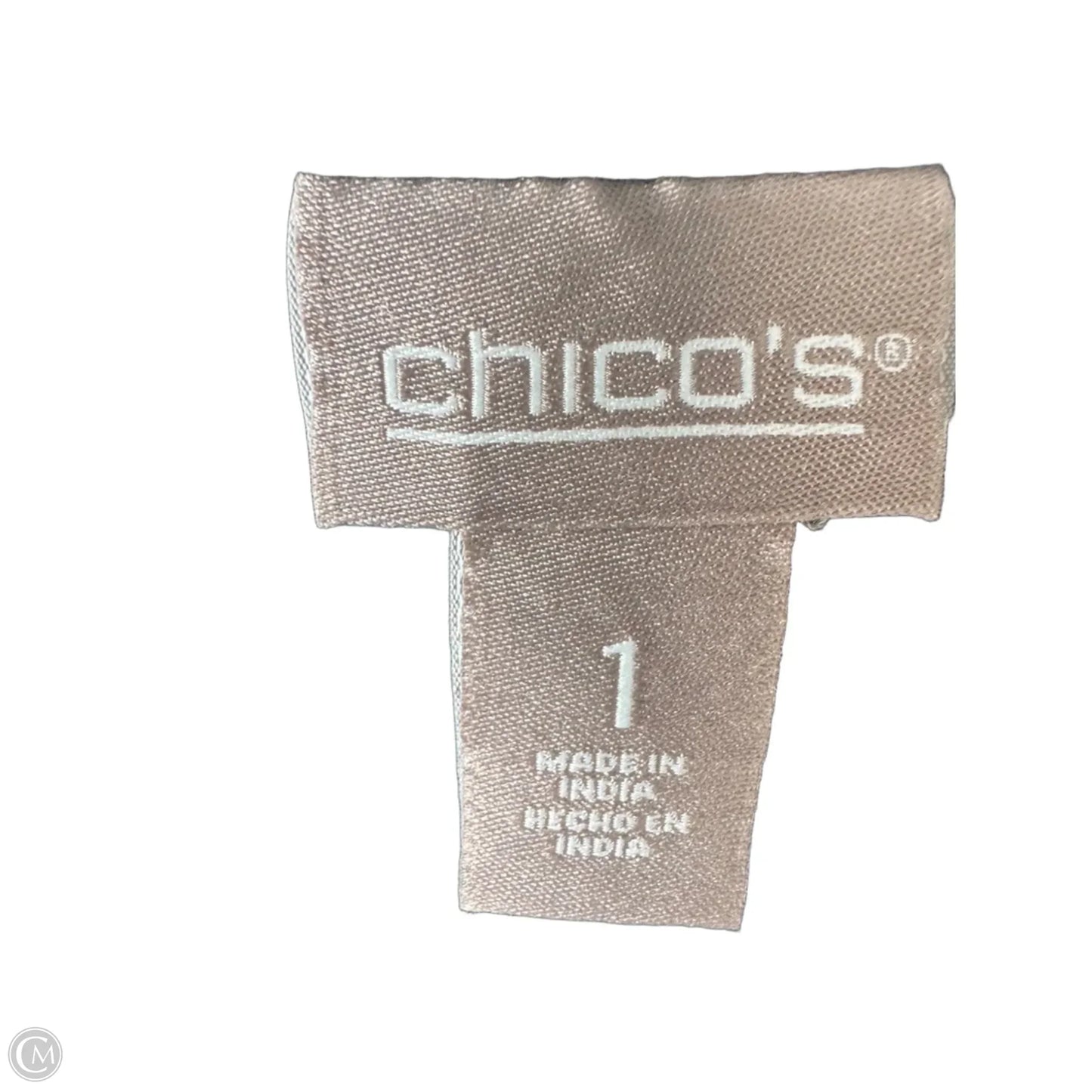 Top Long Sleeve By Chicos In Teal, Size: M
