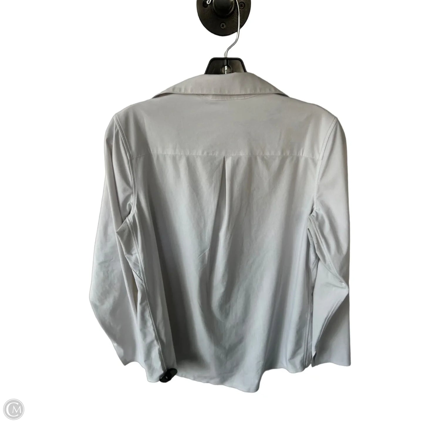 Athletic Top Long Sleeve Collar By Athleta In Grey, Size: Xs