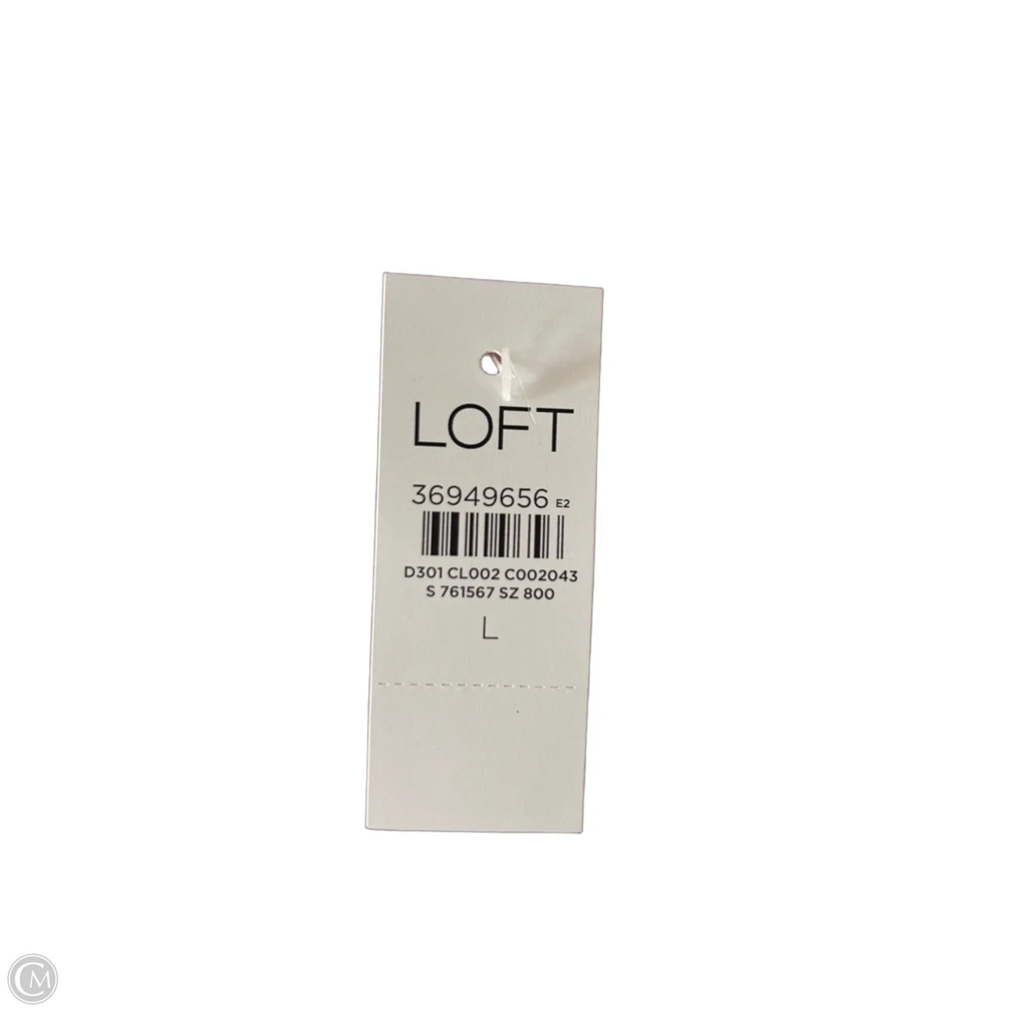 Top Sleeveless By Loft In Pink, Size: L