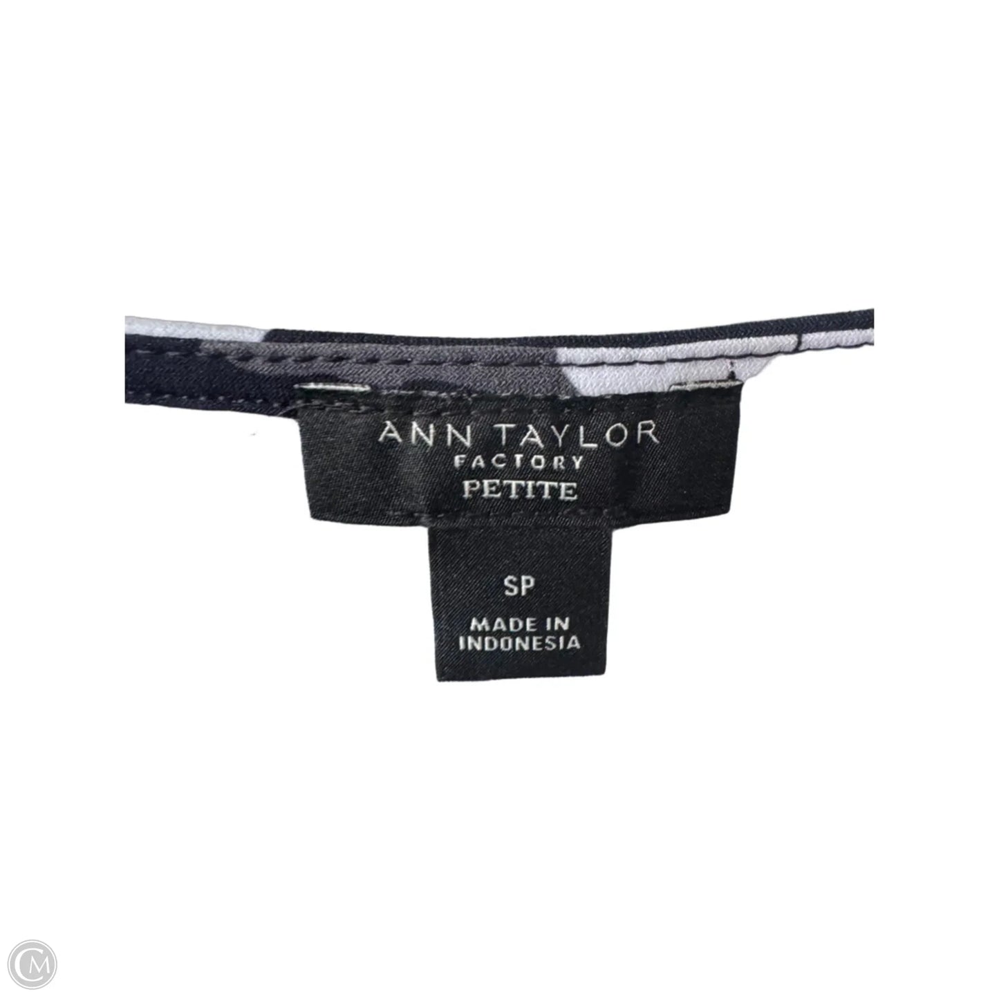 Dress Work By Ann Taylor In Black & White, Size: S