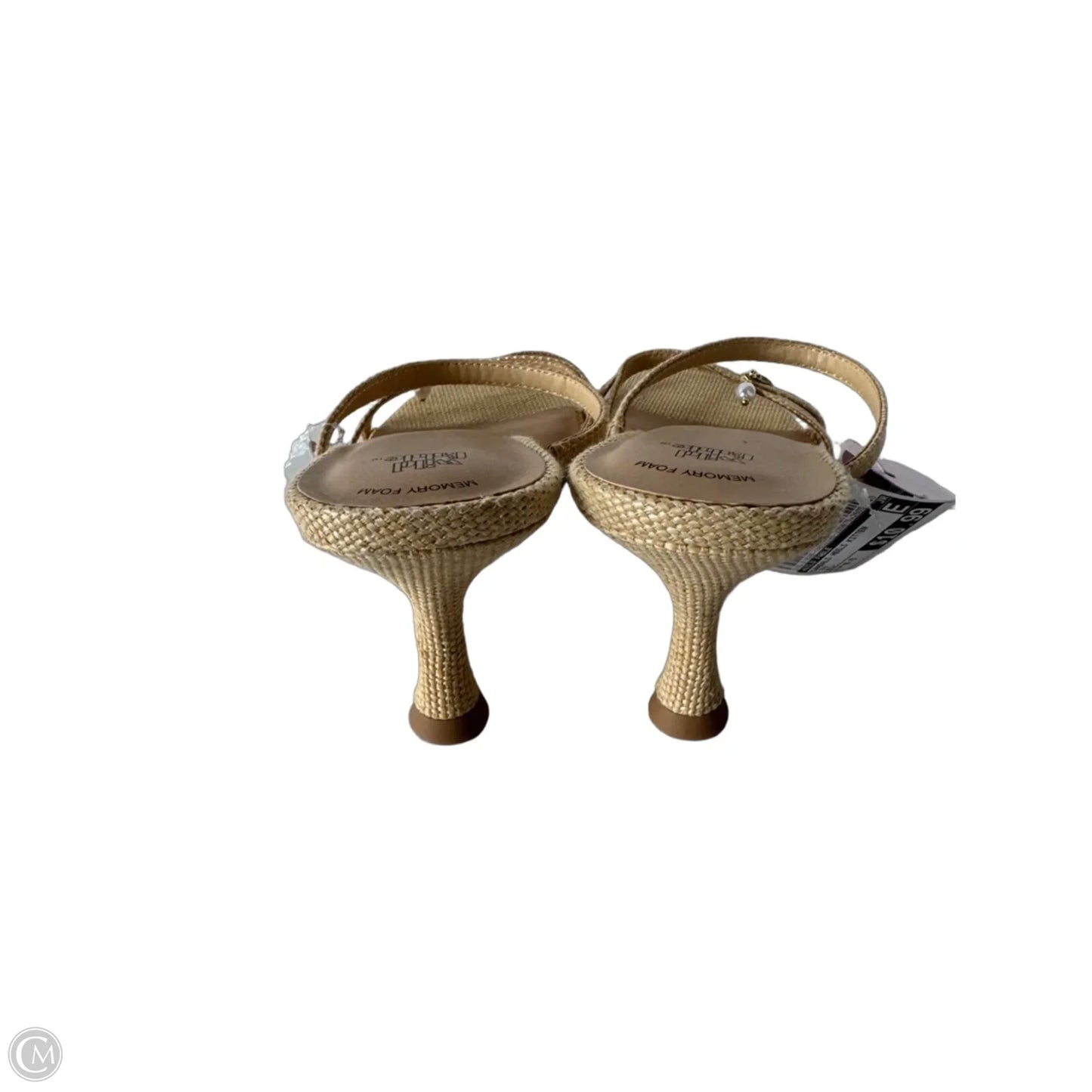Sandals Heels Kitten By Wild Fable In Tan, Size: 9.5
