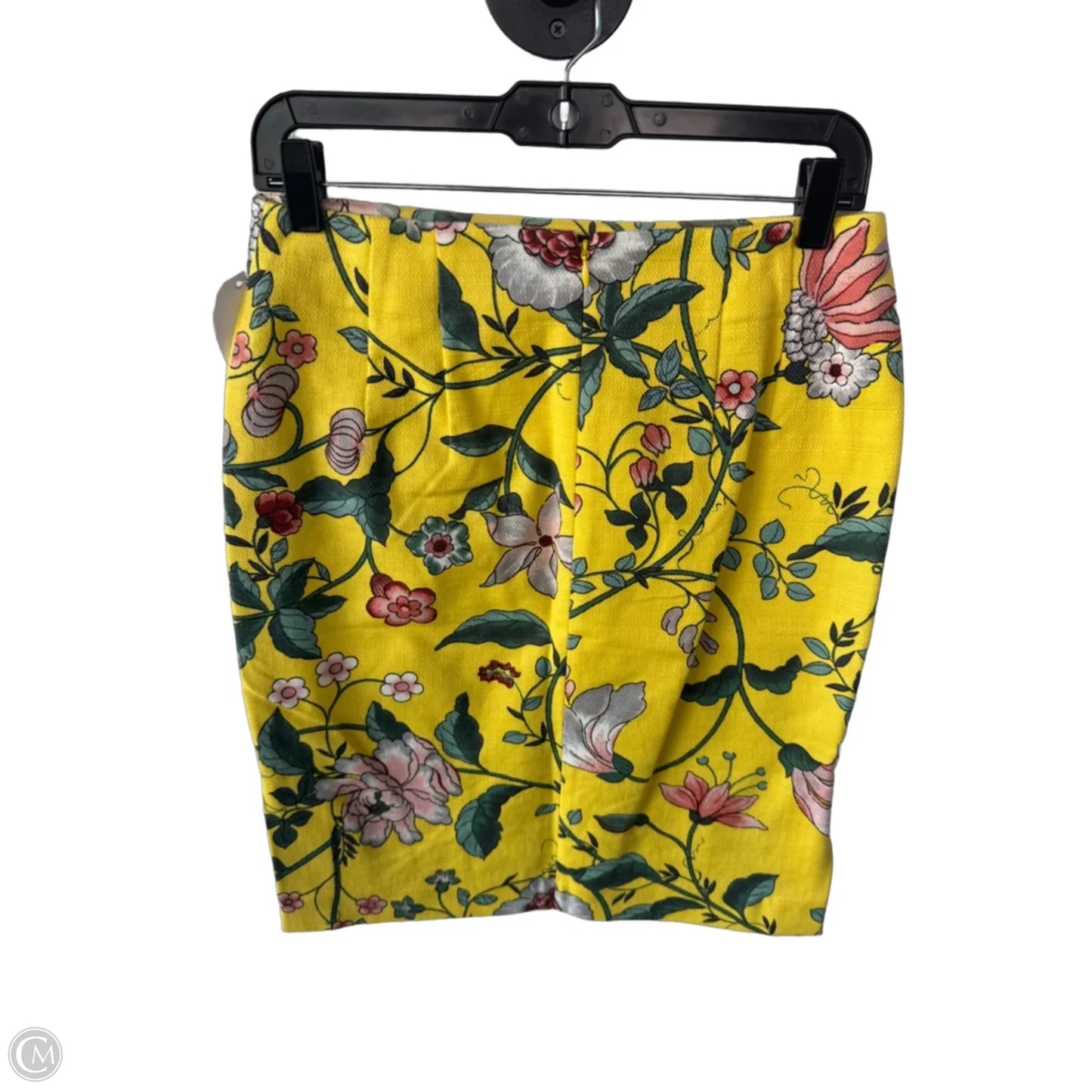 Skirt Midi By Loft In Yellow, Size: 4