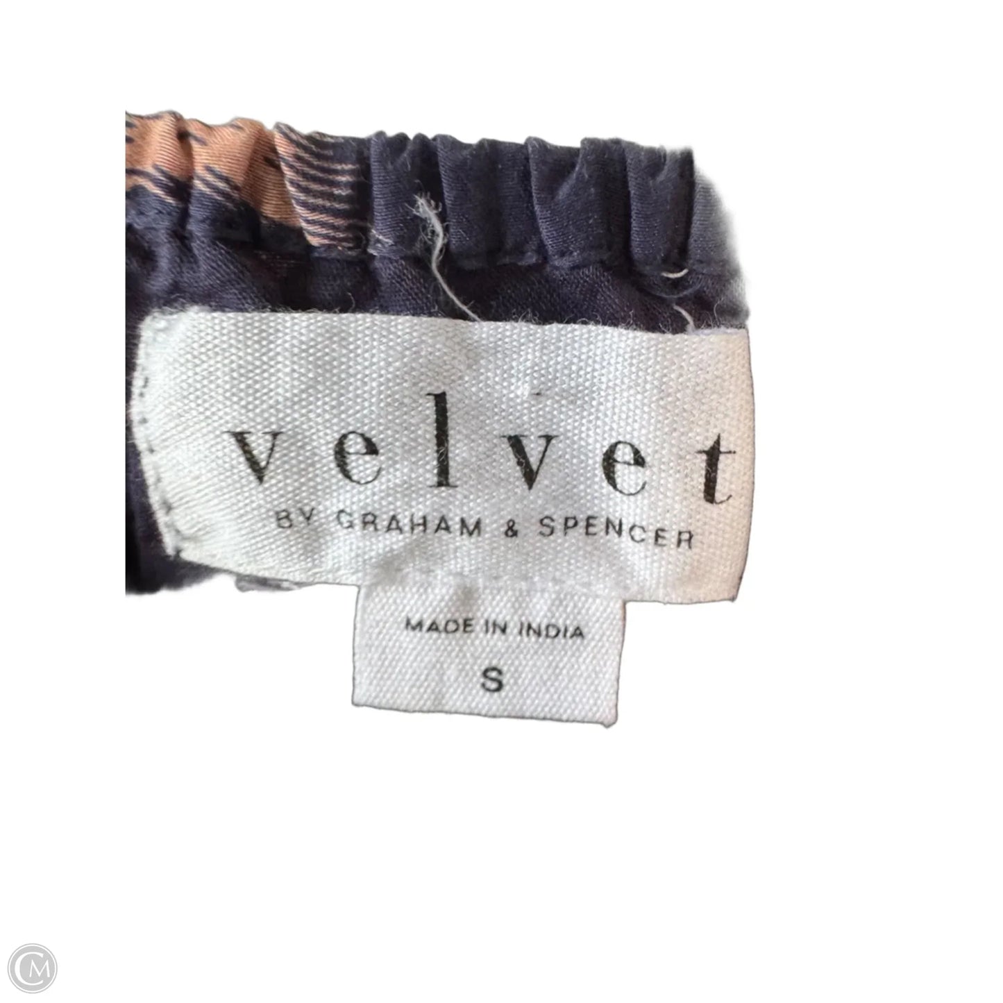 Top Long Sleeve By Velvet By Graham & Spencer In Blue & Pink, Size: S
