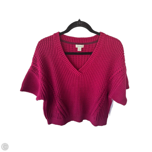 Sweater Short Sleeve By Sundance In Pink, Size: L