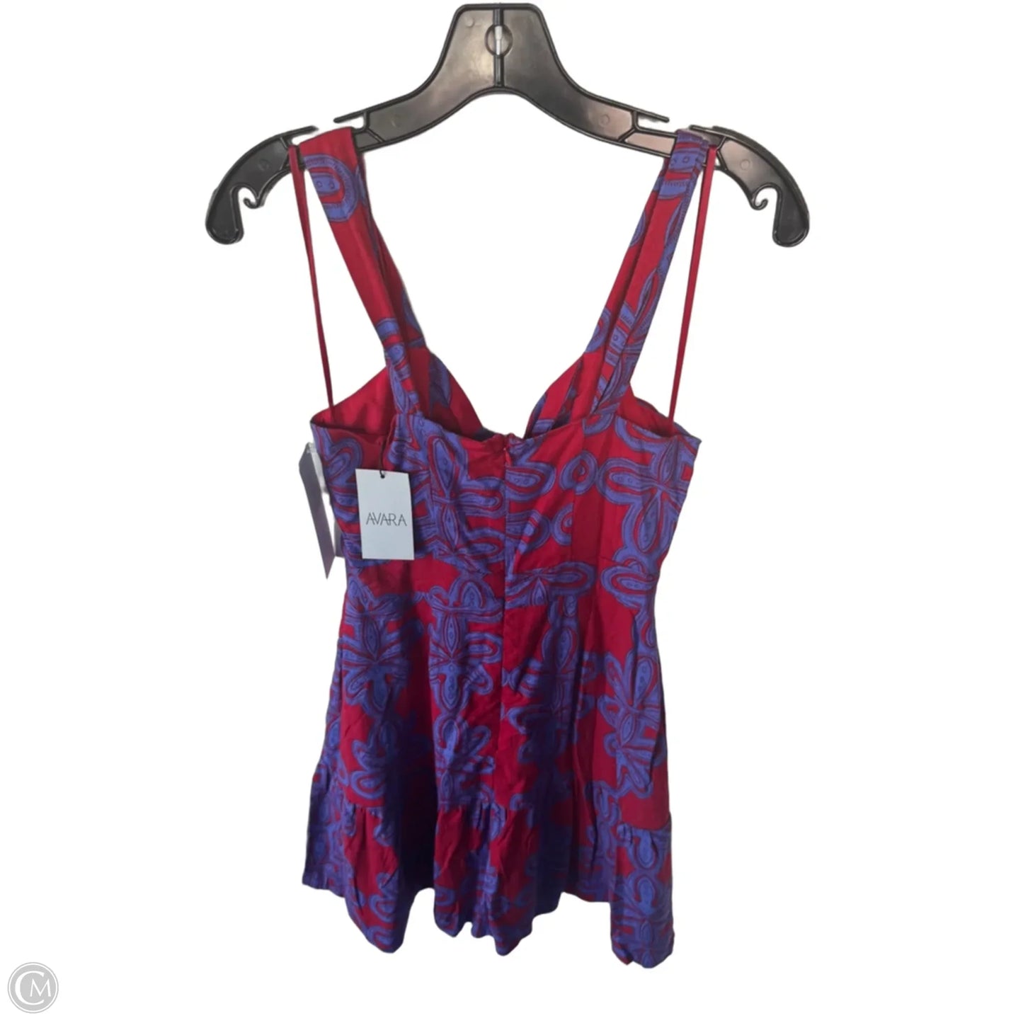 Dress Casual Short By Cmb In Purple & Red, Size: Xs