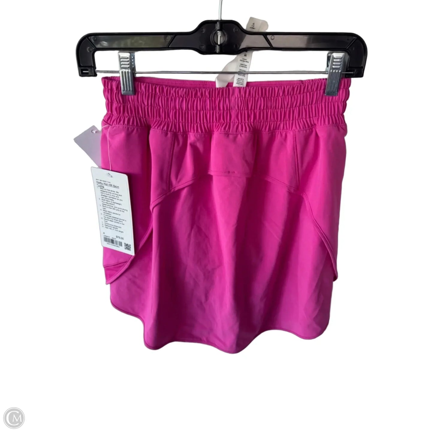 Athletic Skort By Lululemon In Pink, Size: 4