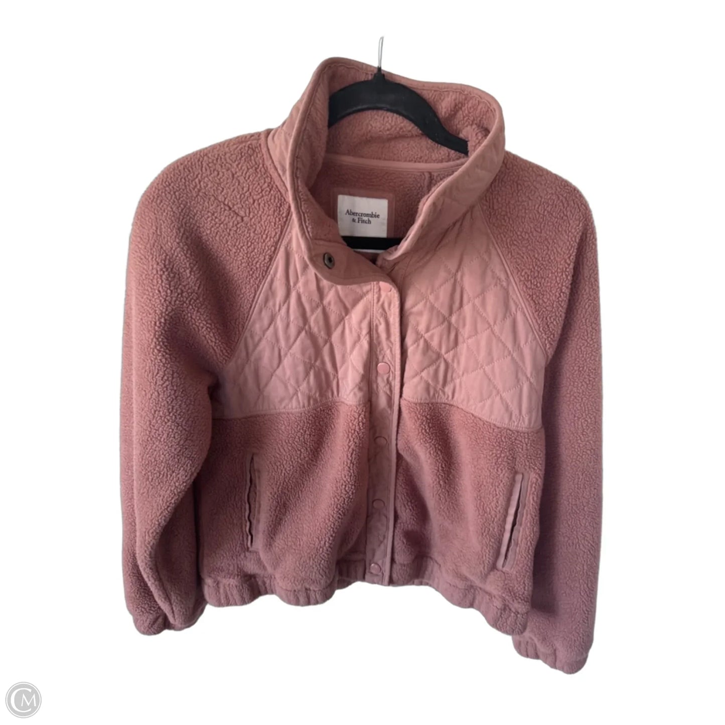 Jacket Fleece By Abercrombie And Fitch In Orange, Size: S