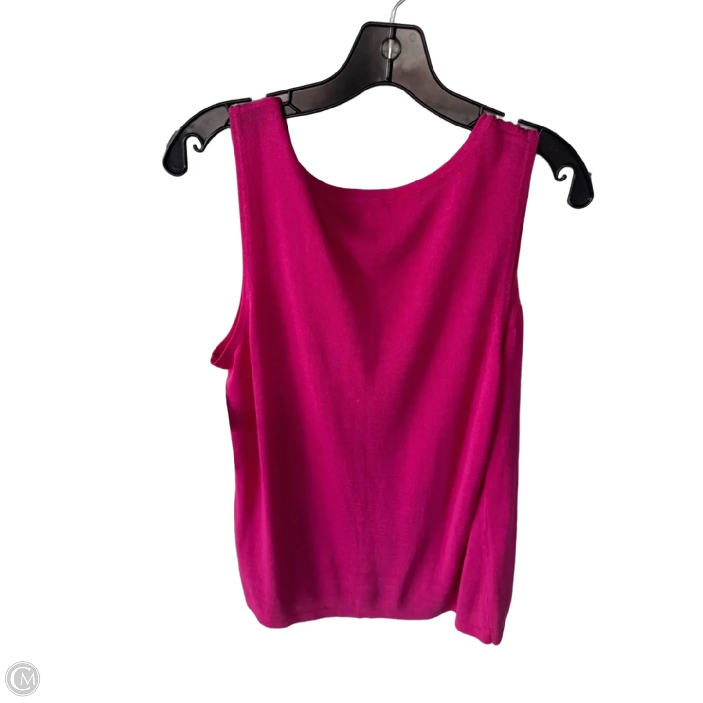 Vest Sweater By Chicos In Pink, Size: L