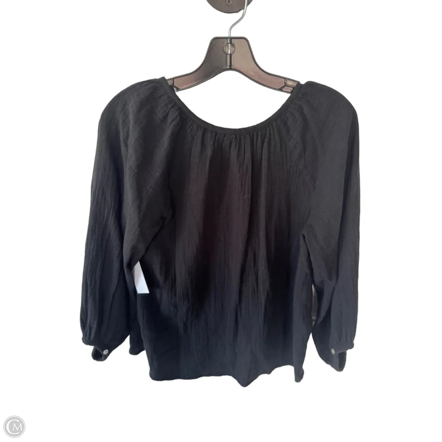 Top Long Sleeve By Tommy Bahama In Black, Size: S