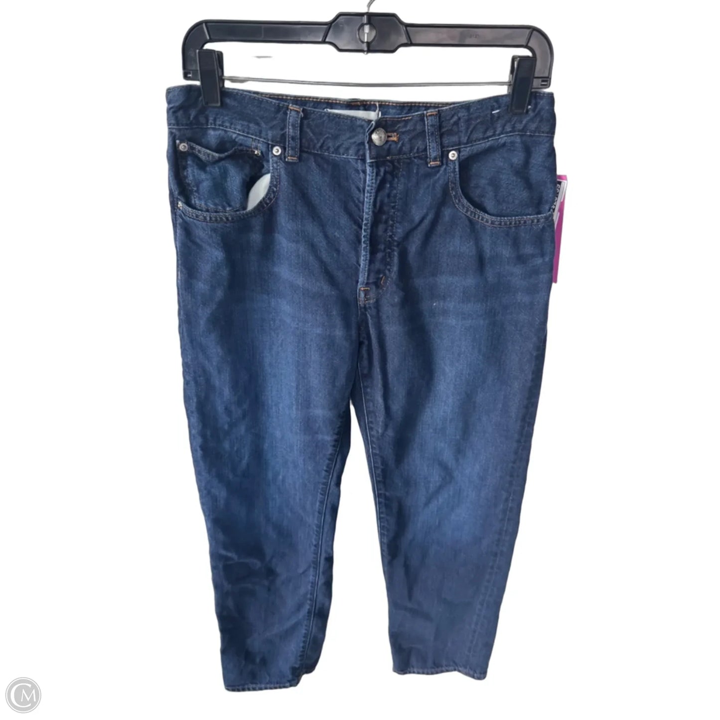 Jeans Straight By Madewell In Blue Denim, Size: 4