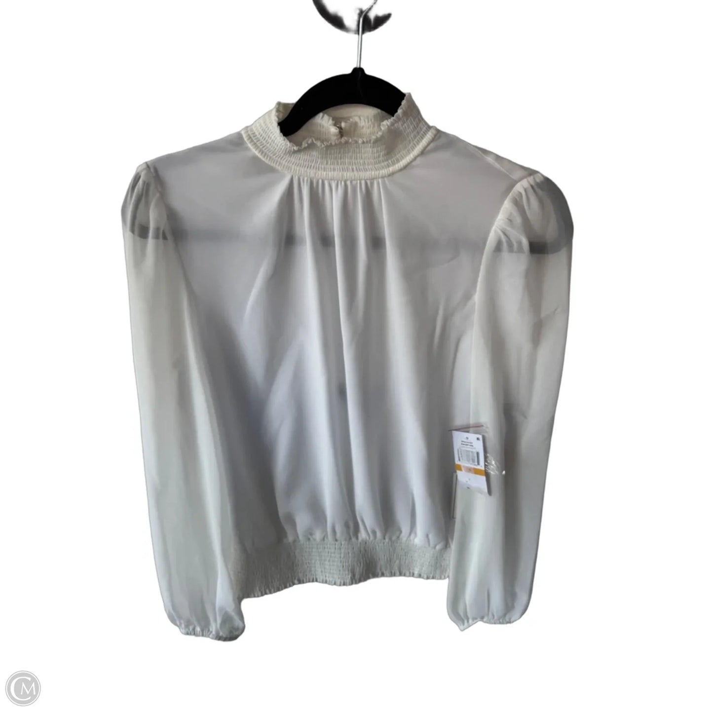 Top Long Sleeve By 1.state In White, Size: S