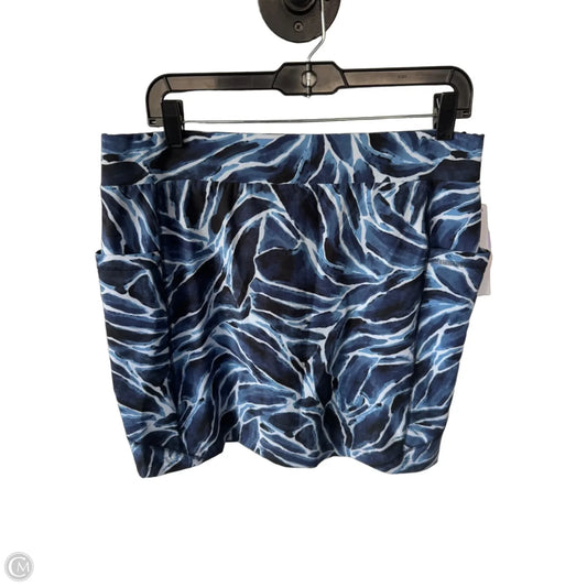 Skort By Zenergy By Chicos In Blue & White, Size: 8