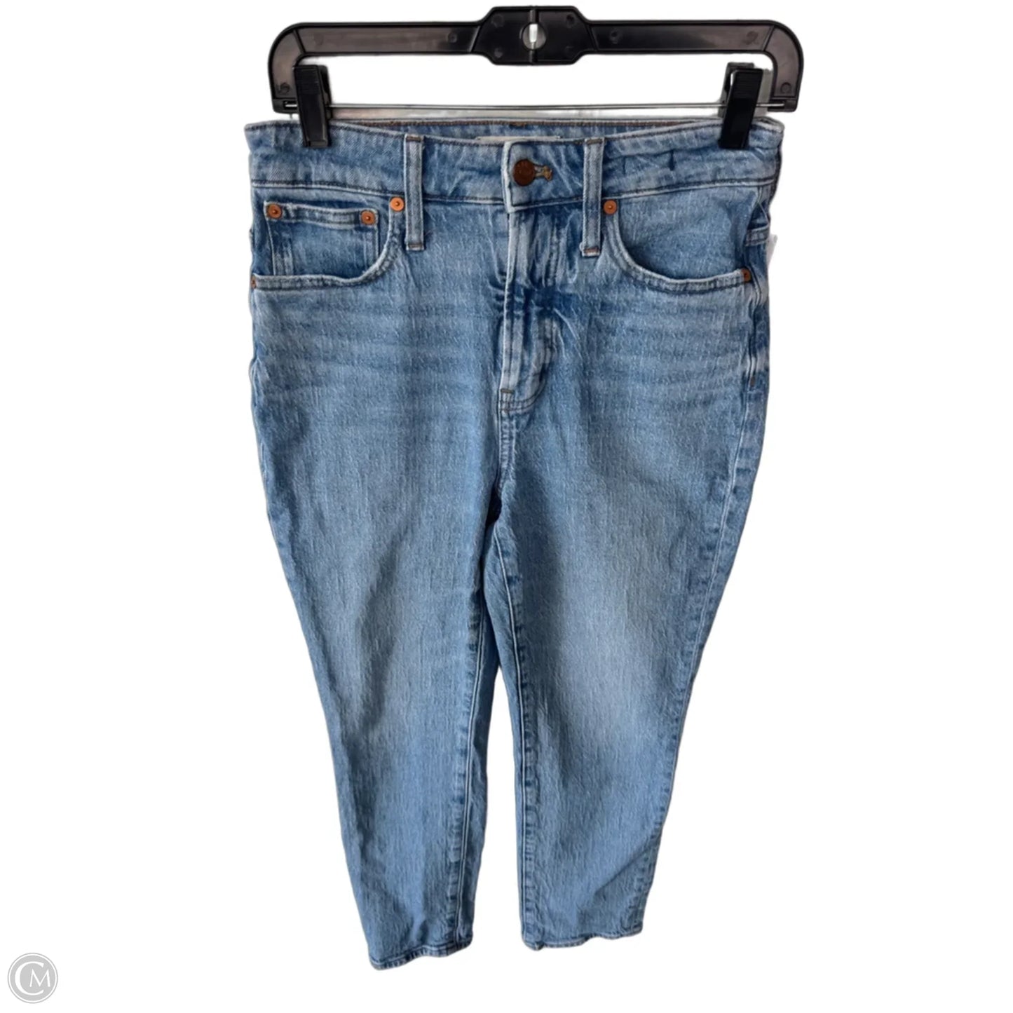 Jeans Straight By Madewell In Blue Denim, Size: 2