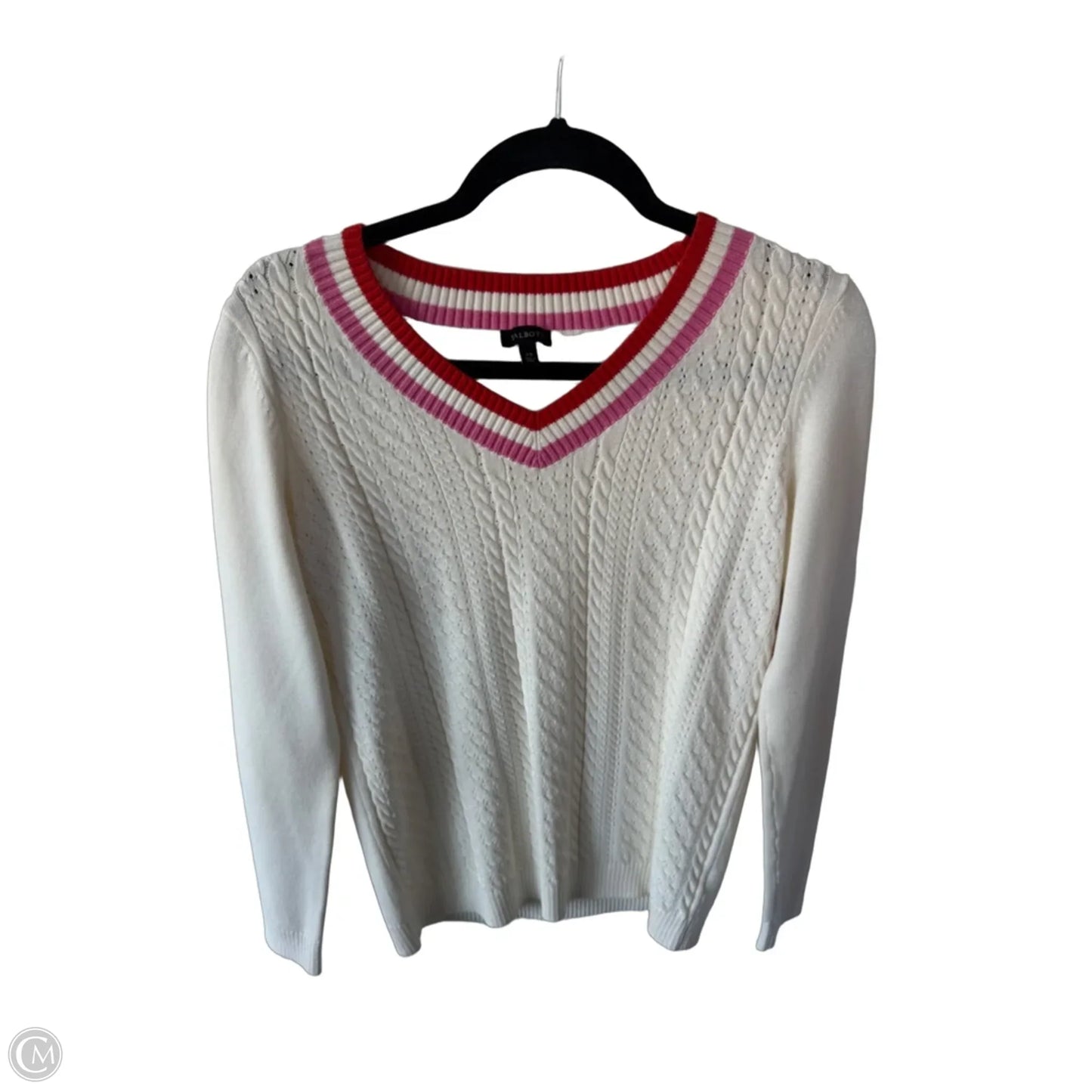 Sweater By Talbots In Cream, Size: Xs