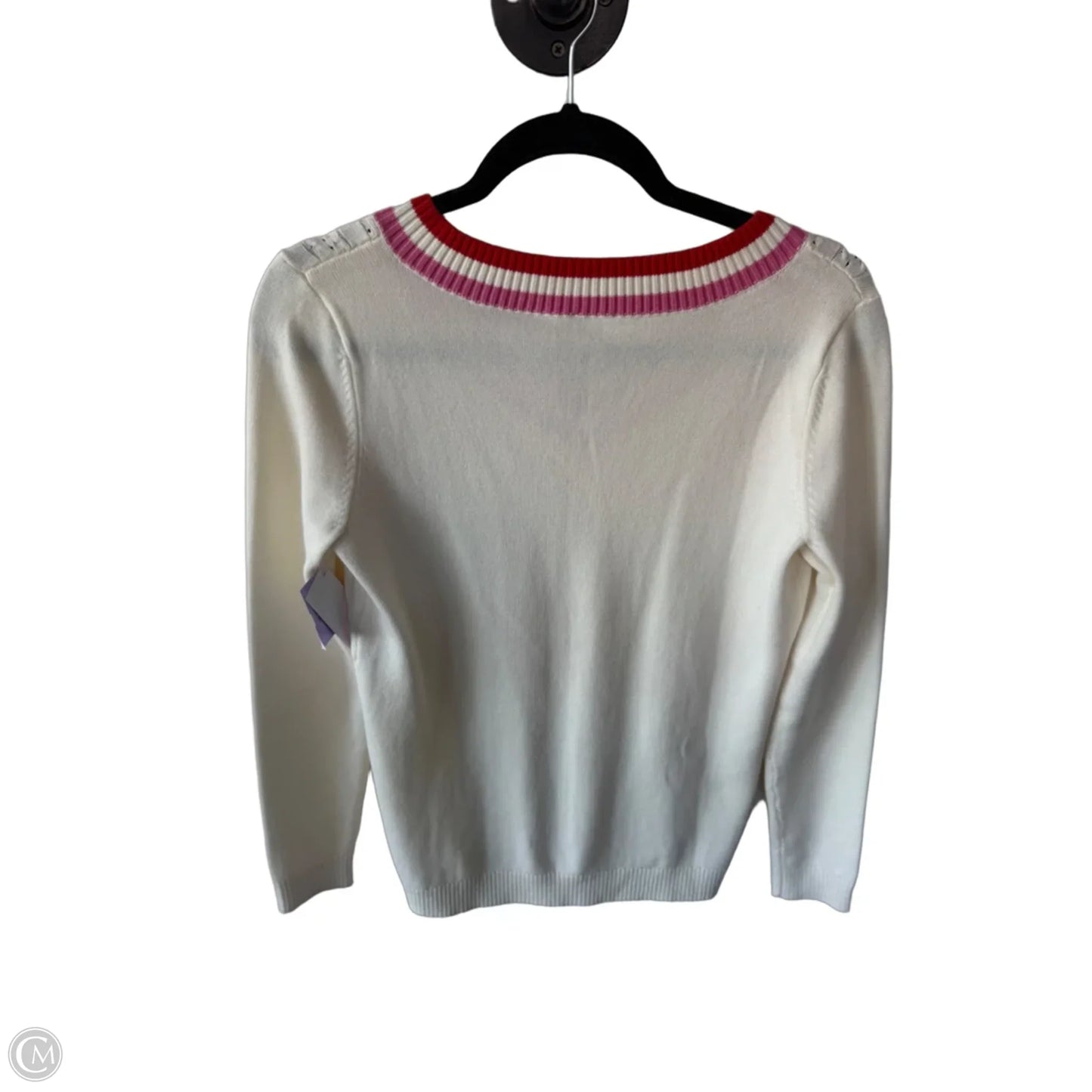 Sweater By Talbots In Cream, Size: Xs