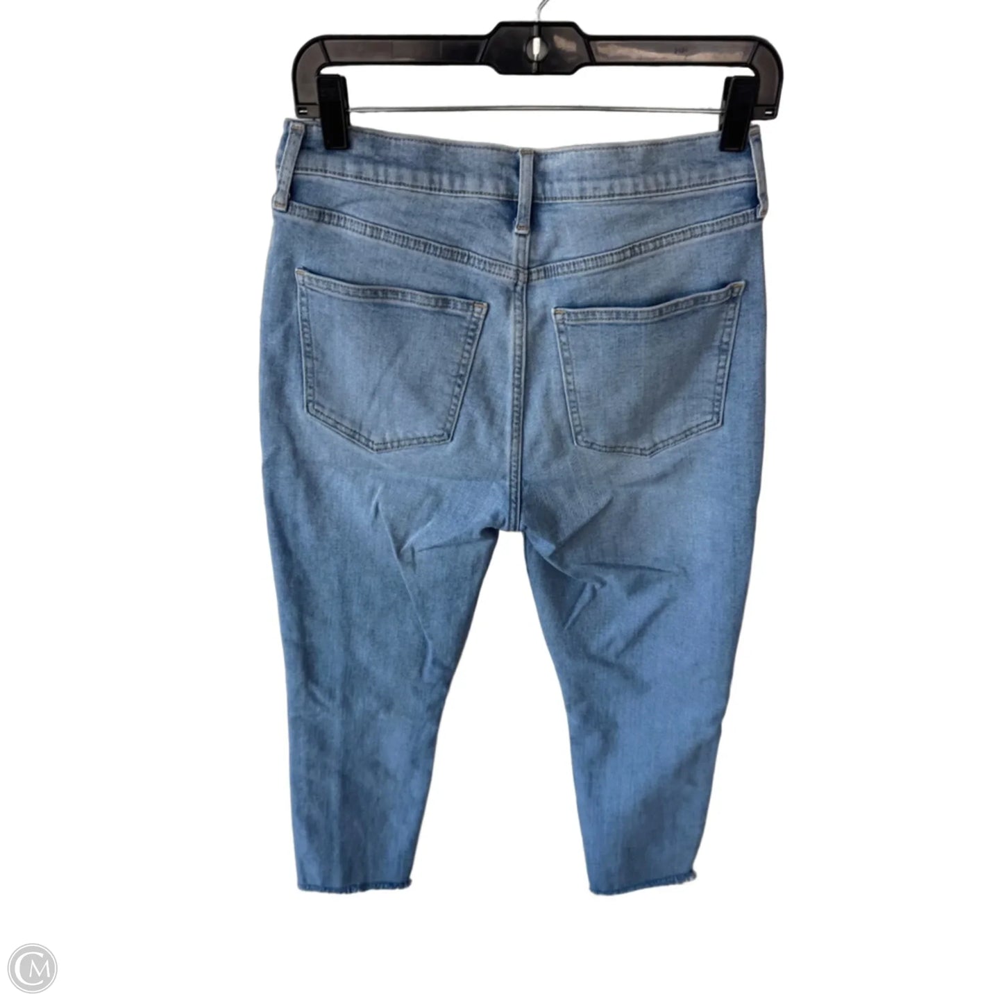 Jeans Straight By Gap In Blue Denim, Size: 8