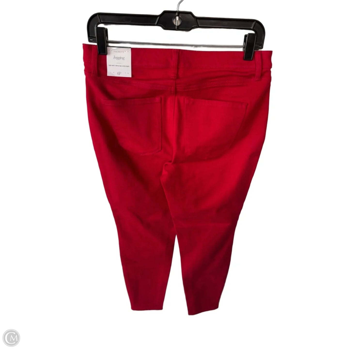 Jeans Skinny By Talbots In Red, Size: 6p