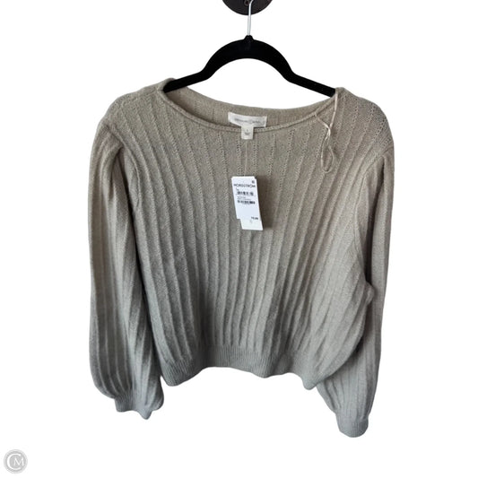 Sweater By Treasure And Bond In Taupe, Size: L