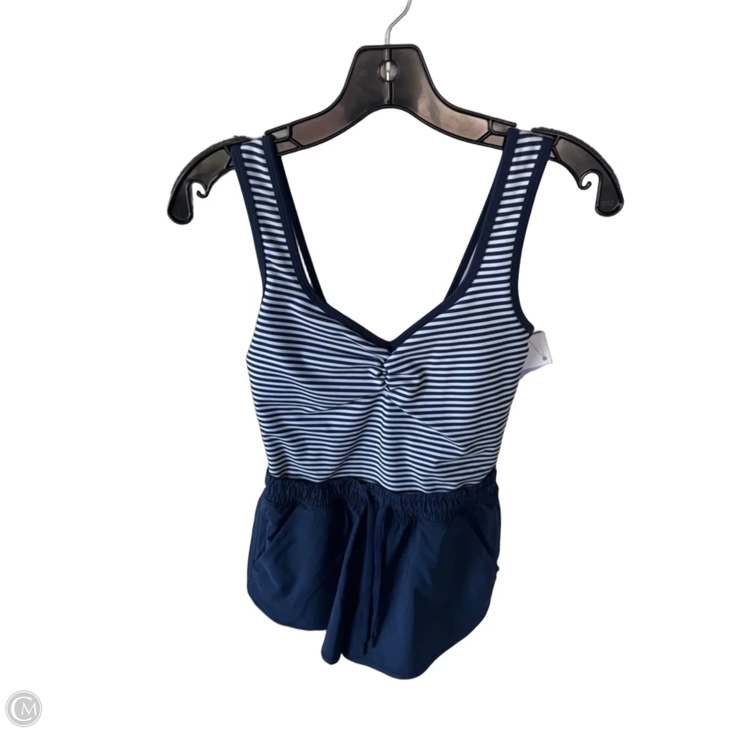 Romper By Cmc In Blue & White, Size: Xs