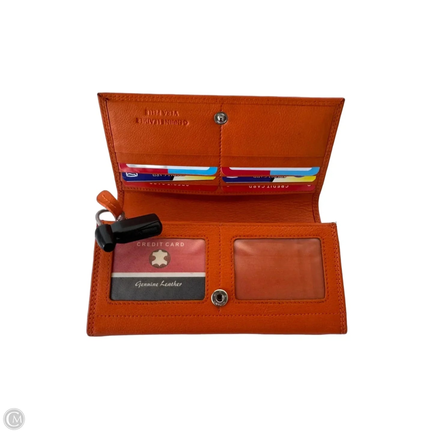 Wallet Leather By Clothes Mentor, Size: Large