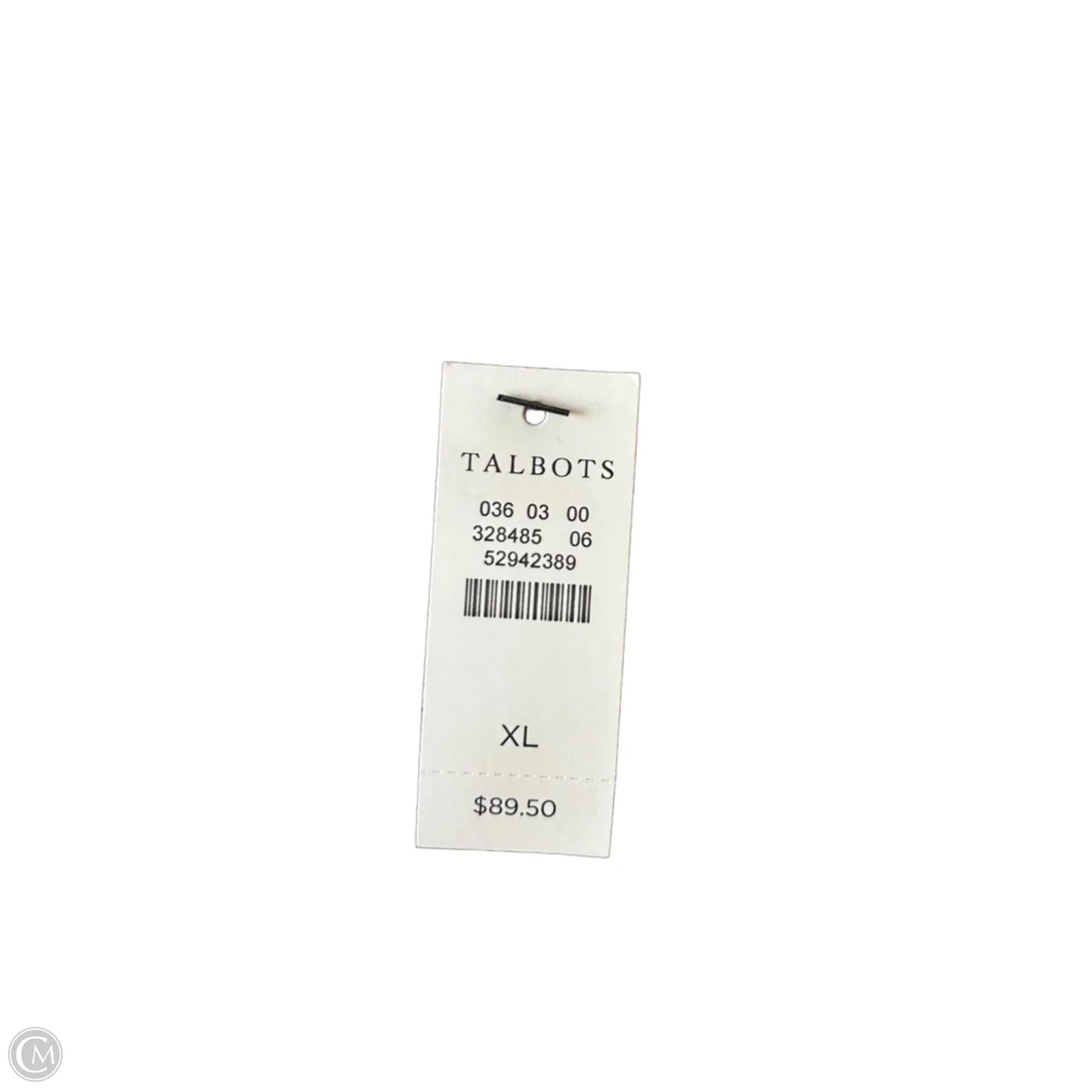 Dress Work By Talbots In Blue & White, Size: Xl