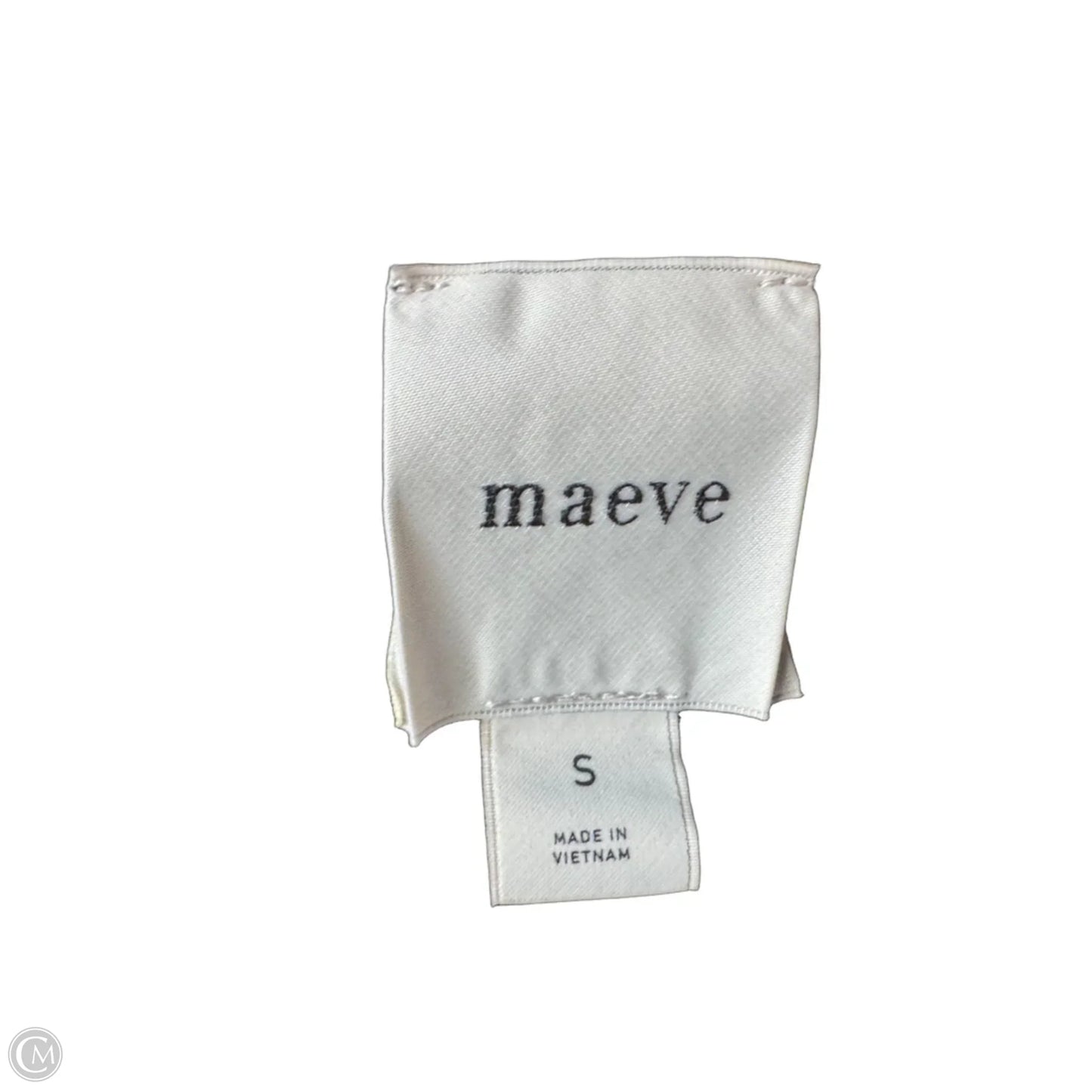 Top Short Sleeve By Maeve In Black & White, Size: S