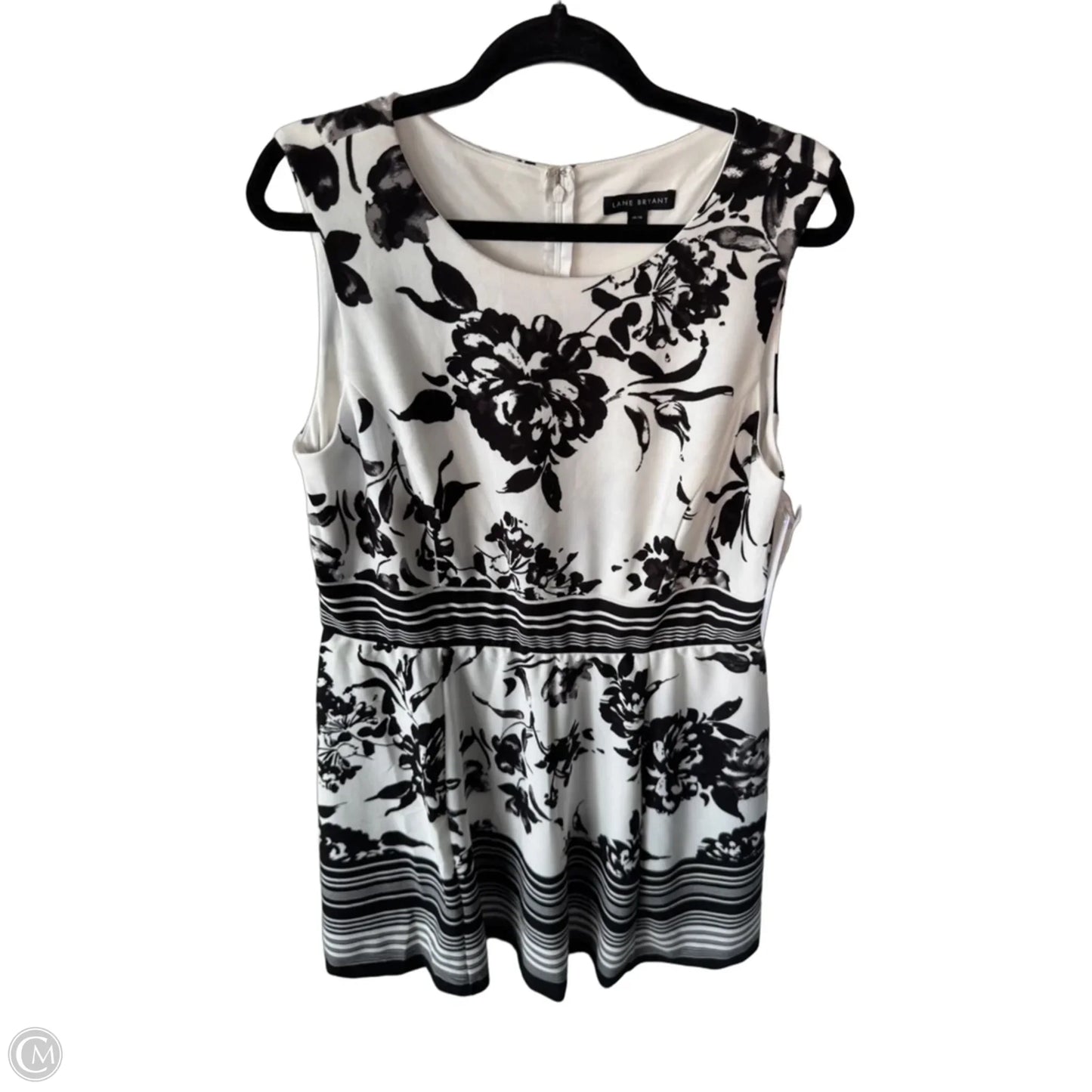 Dress Work By Lane Bryant In Black & White, Size: Xl
