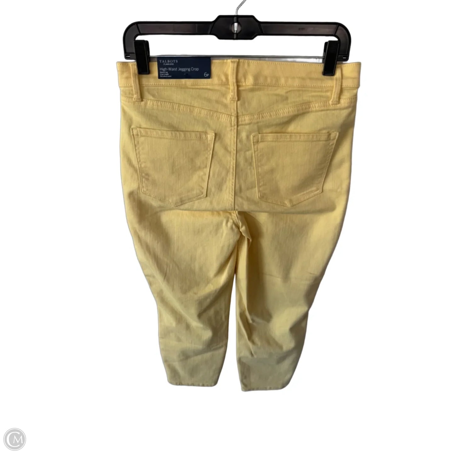 Jeans Jeggings By Talbots In Yellow Denim, Size: 6p