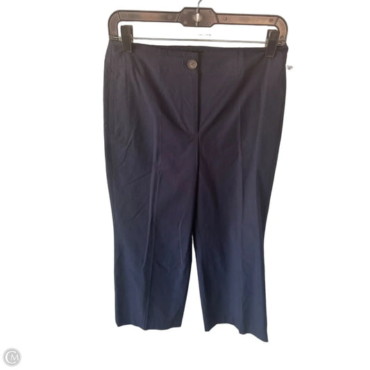 Pants Wide Leg By Talbots In Navy, Size: 4p
