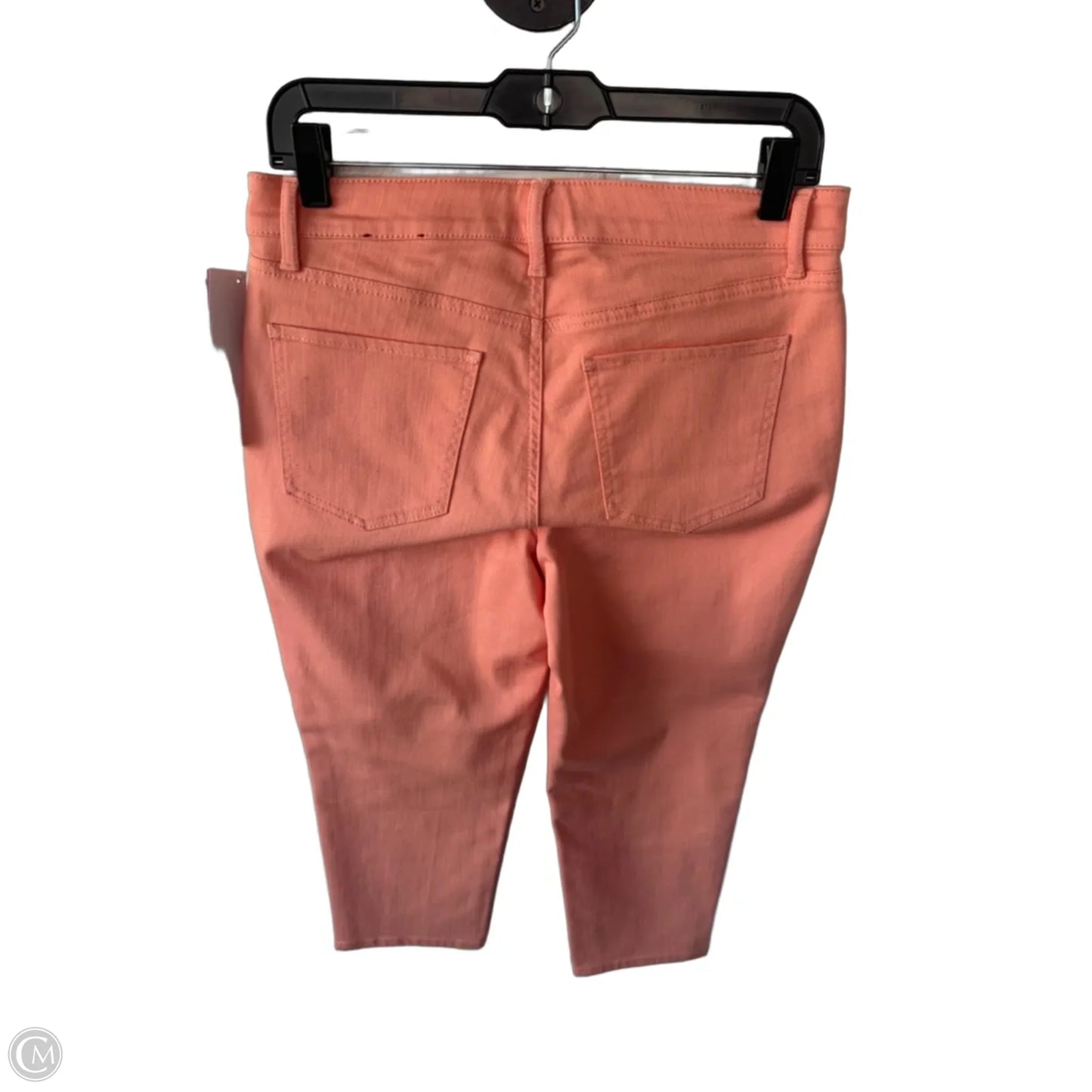 Jeans Cropped By Talbots In Orange Denim, Size: 6p