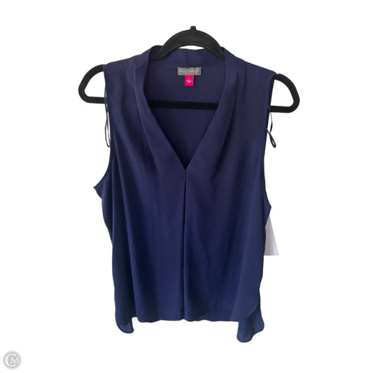 Top Sleeveless By Vince Camuto In Blue, Size: L