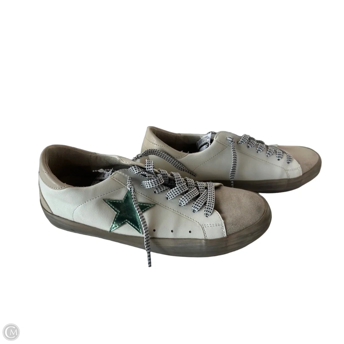 Shoes Sneakers By Shu Shop In Tan & White, Size: 9