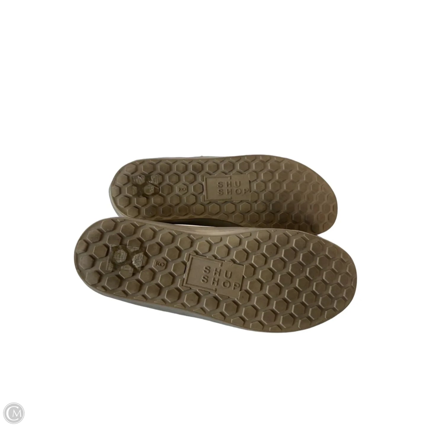 Shoes Sneakers By Shu Shop In Tan & White, Size: 9