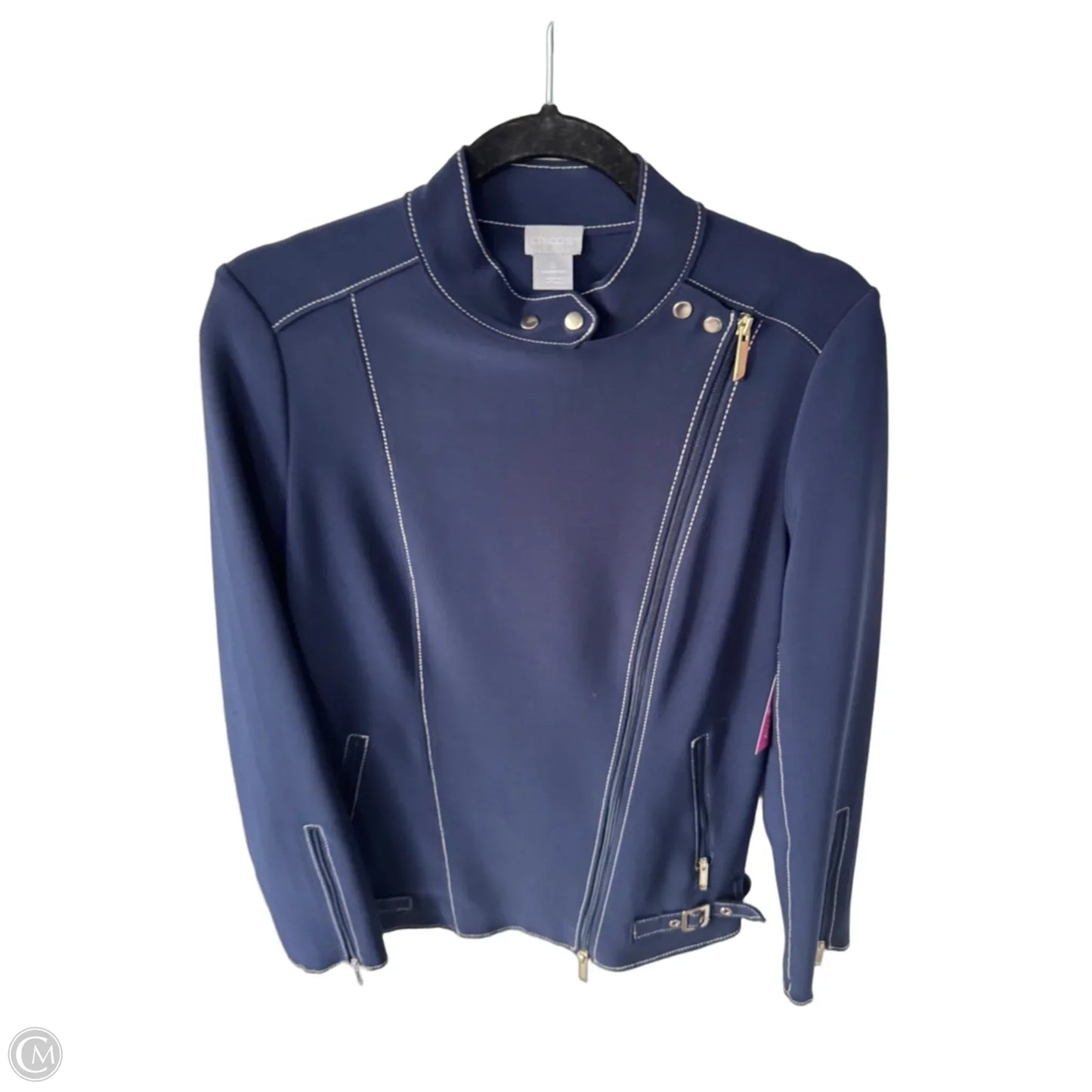 Jacket Other By Chicos In Blue, Size: S