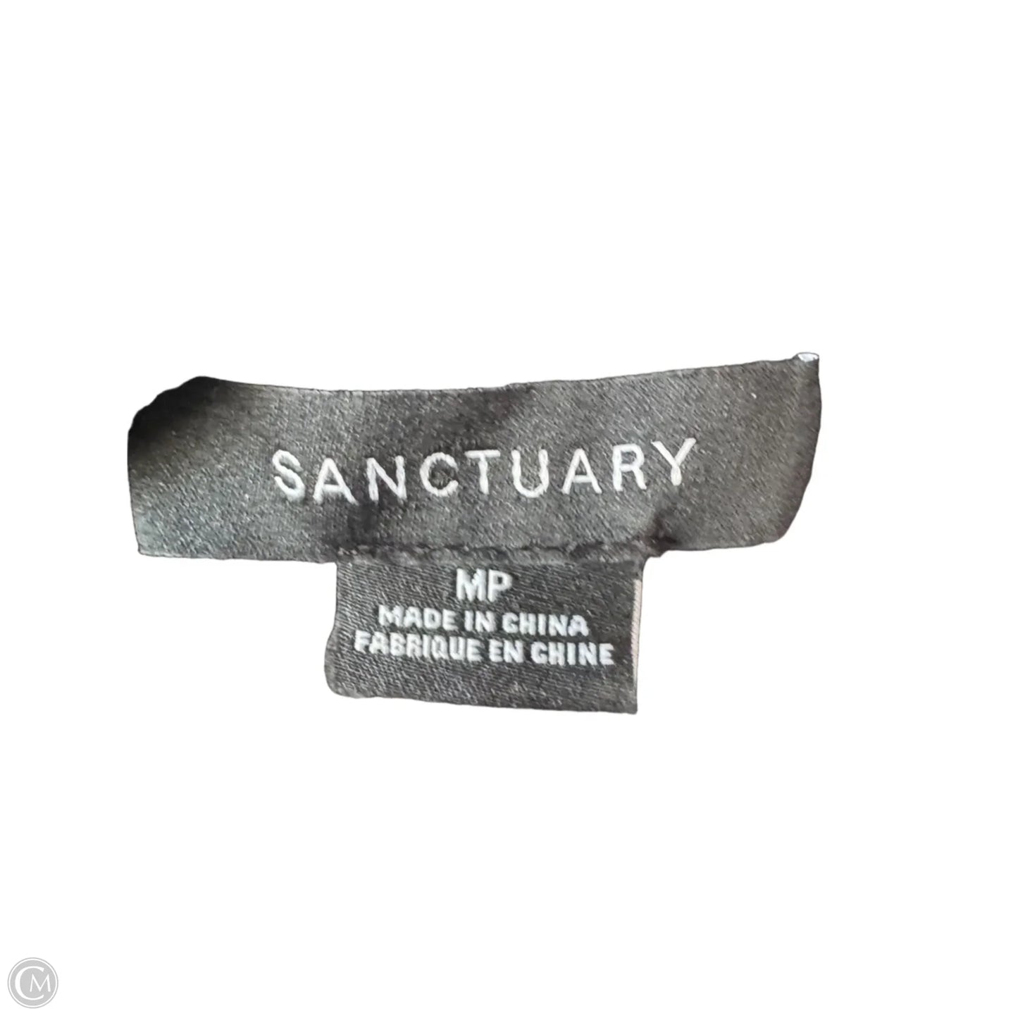 Top Long Sleeve By Sanctuary In Black, Size: Mp