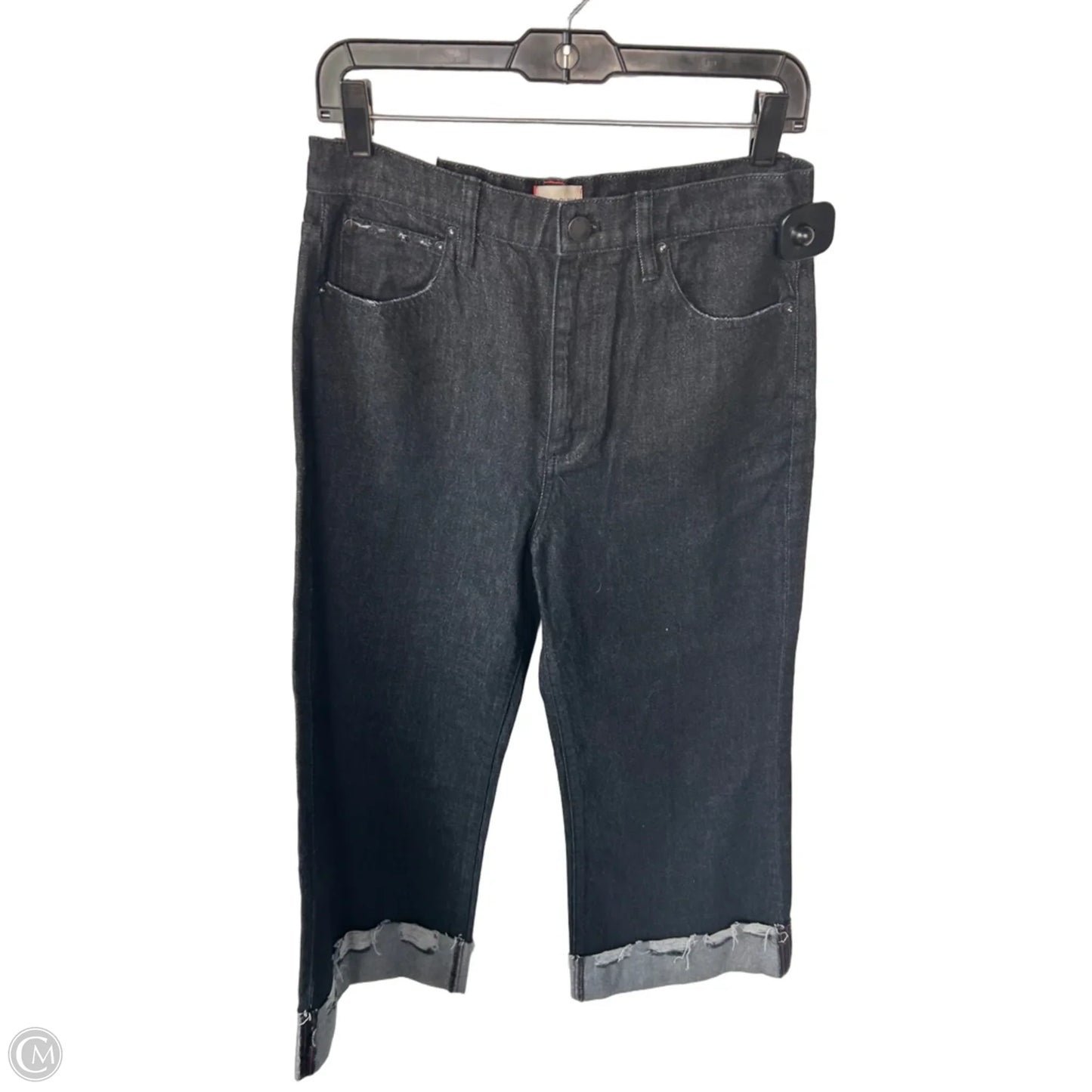 Jeans Designer By Alice + Olivia In Black Denim, Size: 8