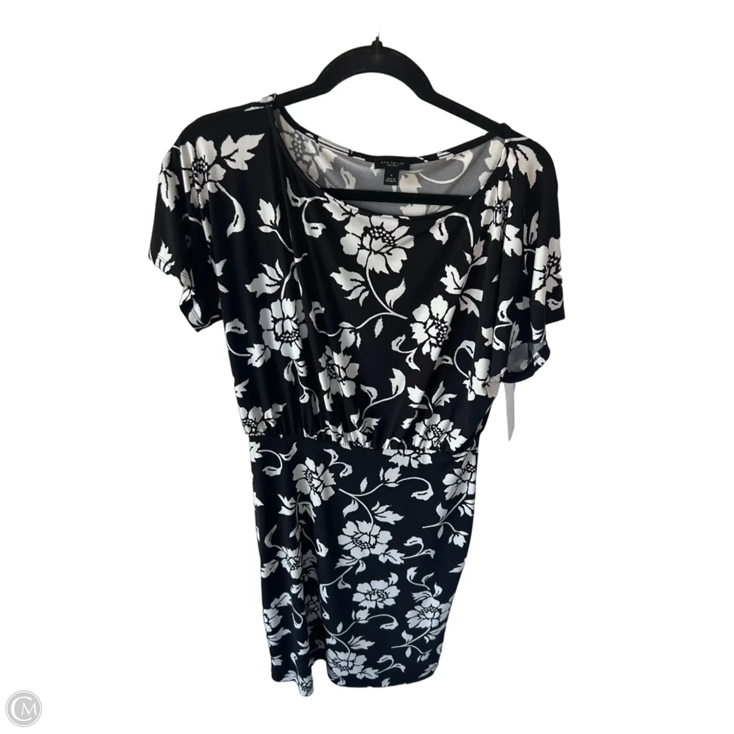 Dress Work By Ann Taylor In Black & White, Size: M