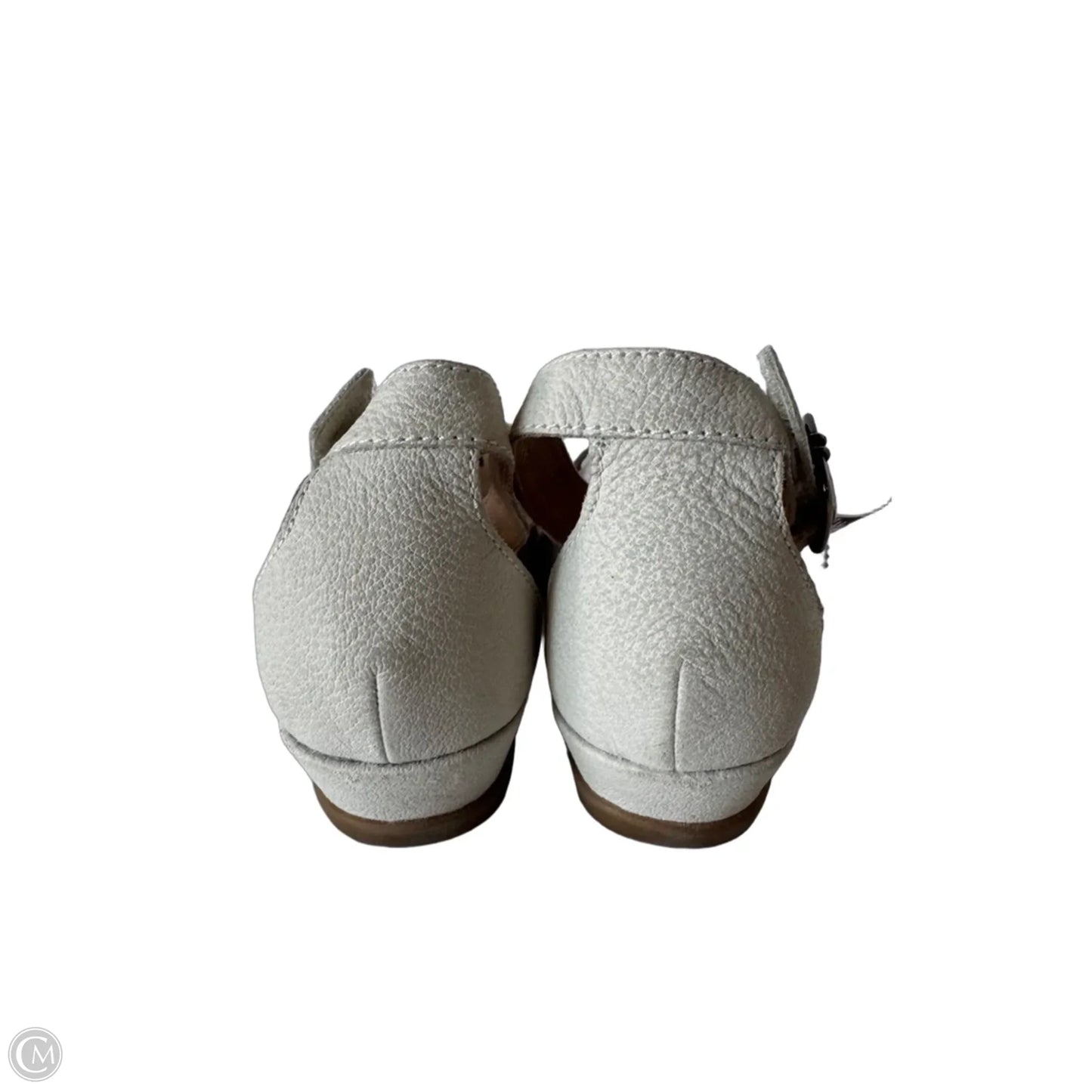 Sandals Heels Wedge By Dansko In Cream, Size: 7.5