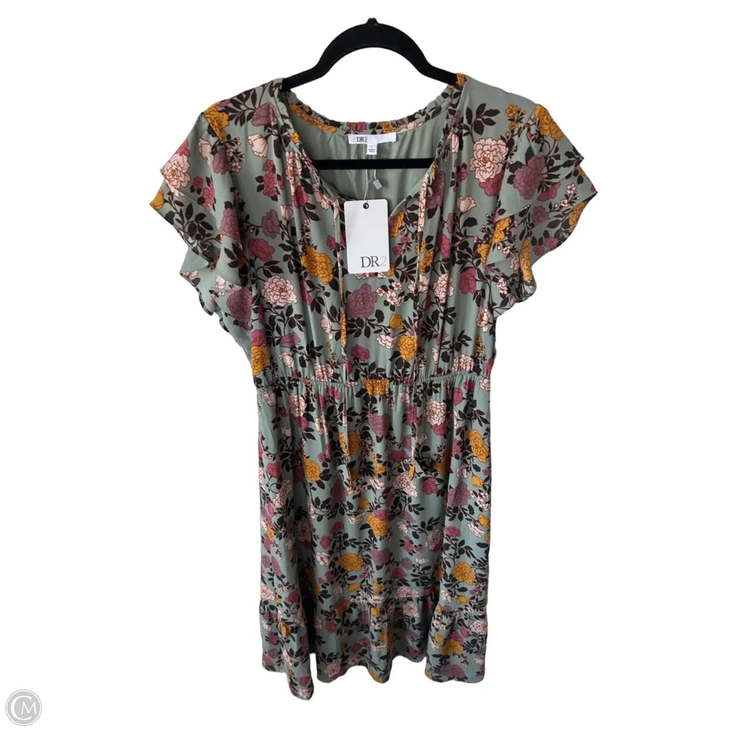 Dress Casual Midi By Dr2 In Green, Size: L