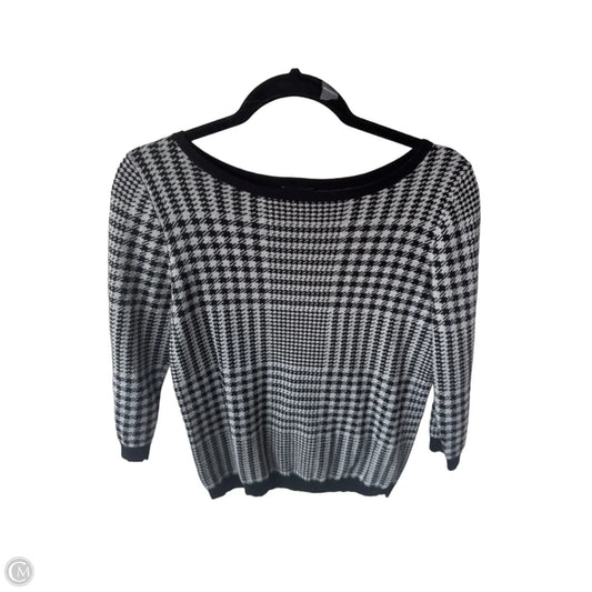 Sweater By Ann Taylor In Black & Green, Size: M